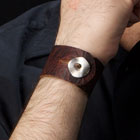 Ayla's Own Leather Wrap Bracelet