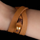 Ayla's Own Leather Wrap Bracelet