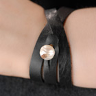 Ayla's Own Leather Wrap Bracelet