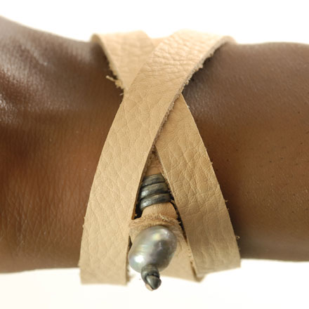 Ayla's Own Leather Wrap Bracelet